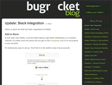 Tablet Screenshot of blog.bugrocket.com